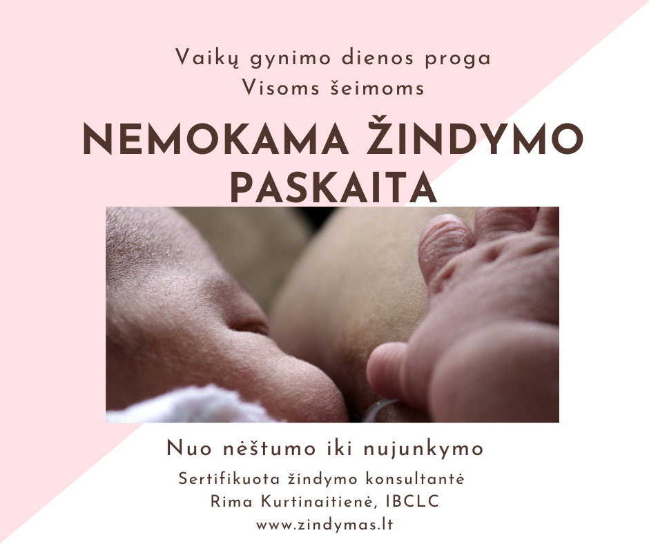Nemokama žindymo paskaita